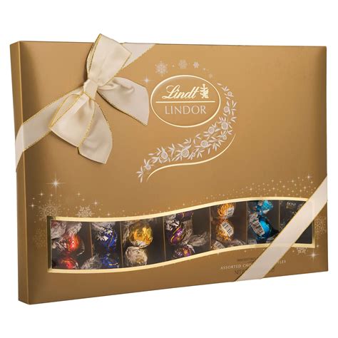 lingotin chocolate|Lindt LINDOR Premium Chocolate Gift Box, Assorted。